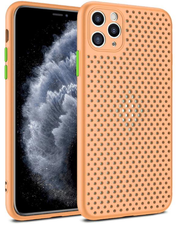 Fusion Breathe Case Силиконовый чехол для Apple iPhone 12 / 12 Pro Оранжевый