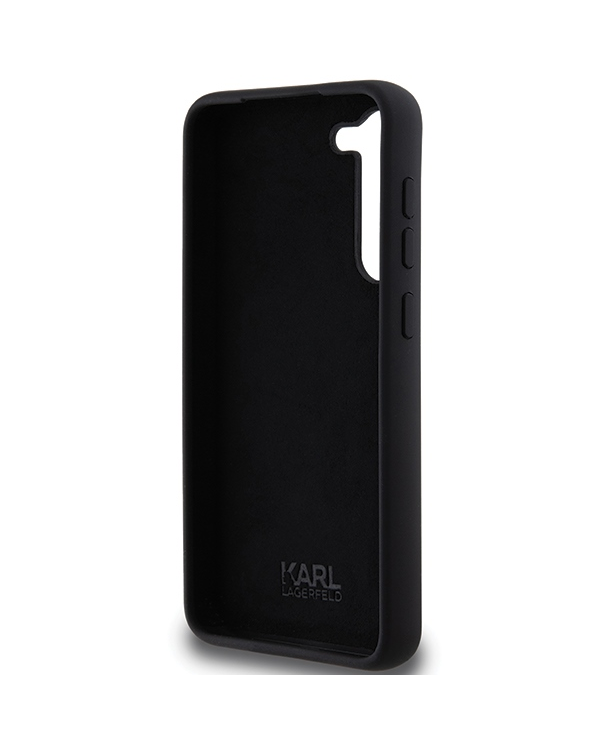 Дополнительное изображение книги «Karl Lagerfeld KLHCS24MSMHCNPK Samsung S24+ S926 czarny|black hardcase Silicone Choupette Metal Pin»