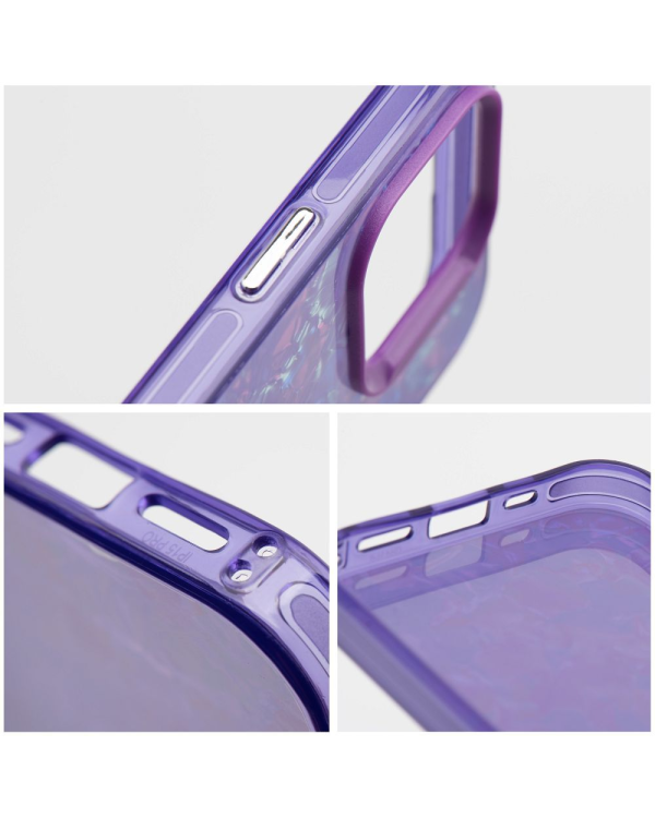 Fusion Tutti Frutti Силиконовый чехол для Apple iPhone 16 Pro Max фиолетовый