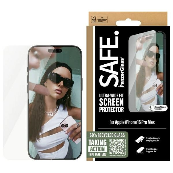 SAFE by PanzerGlass iPhone 16 Pro Max 6.9" протектор экрана Ultra-Wide Fit SAFE95878
