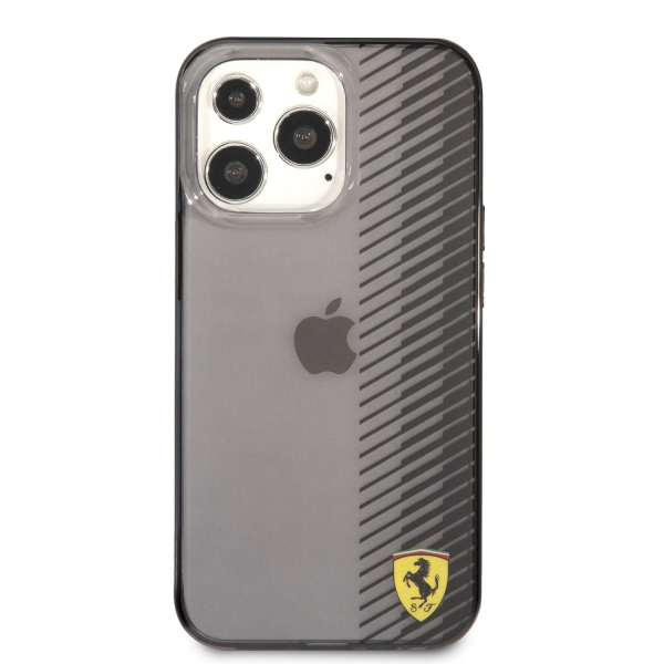 Обложка книги «FEHCP13XUYEK Ferrari Gradient Transparent Hard Case for iPhone 13 Pro Max Black»