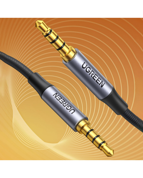 Ugreen cable AUX mini jack 3.5mm cable (male) - 3.5mm mini jack (male) 2m black (AV183)