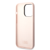 Karl Lagerfeld Liquid Silicone Ikonik NFT Case for iPhone 15 Pro Pink