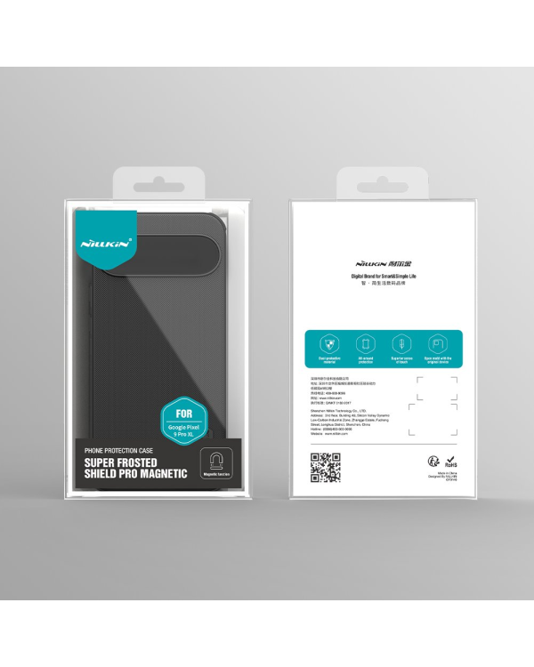 Дополнительное изображение книги «Nillkin Super Frosted PRO Magnetic Back Cover for Google Pixel 9 Pro XL Black»