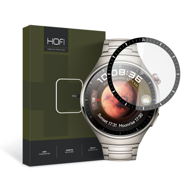 Обложка книги «HOFI ГИБРИДНОЕ СТЕКЛО HYBRID PRO+ HUAWEI WATCH 4 PRO (48 ММ) ЧЕРНЫЙ»