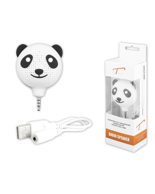 PS Мини колонка PANDA TEL059, черный.