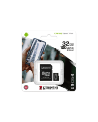 Kingston memory card 32GB microSDHC Canvas Select Plus cl. 10 UHS-I 100 MB|s + adapter