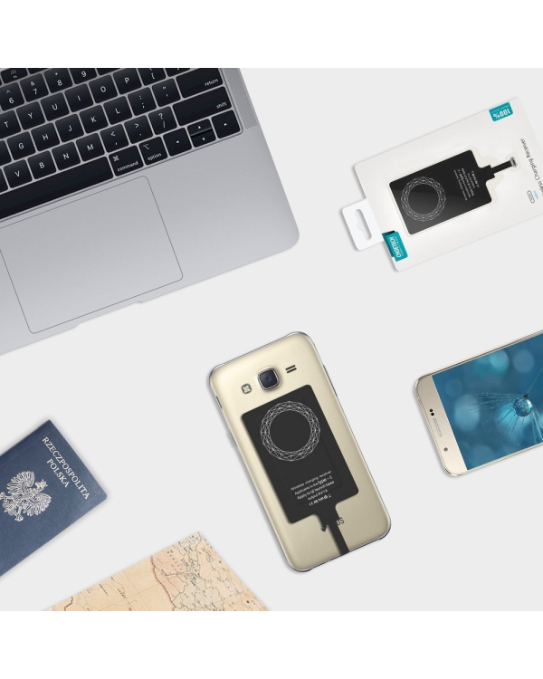 Дополнительное изображение книги «Choetech Adapter for Wireless Charging Qi USB Type C Induction Insert black (WP-TYPEC)»