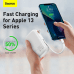 Powerbank Baseus Qpow PRO with cable, 20000mAh, 20W (White)