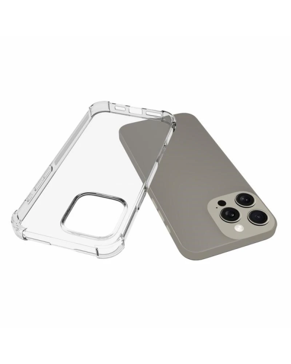 Anti shock силиконовый чехол Fusion 1.5 мм для Apple iPhone 16 Pro Max прозрачный