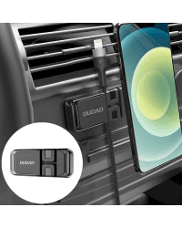 Dudao self-adhesive Universal Magnetic Car Mount Phone Holder for Dashboard cable organizer black (F11s)