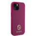 Guess PU 4G Strass Metal Logo Case for iPhone 15 Pink