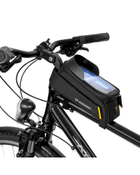 Wozinsky frame bike bag phone holder 1l black (WBB25BK)