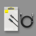 Baseus USB Type C cable - USB Type C 100W (20V | 5A) Power Delivery with display screen power meter 2m black (CATSK-C01)