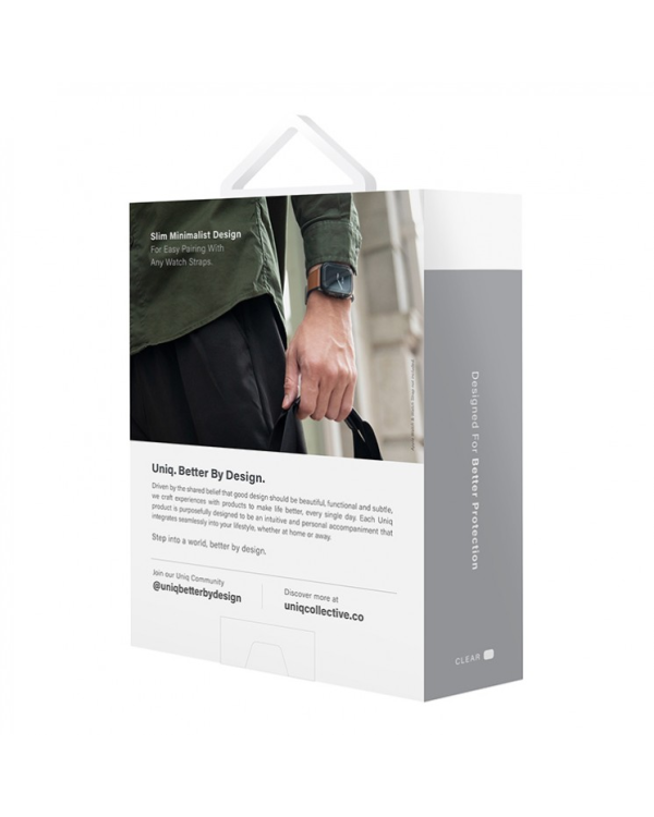 Uniq Garde Case for Apple Watch 41mm, Transparent