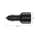 CC04 3-port PD130W car charger - black