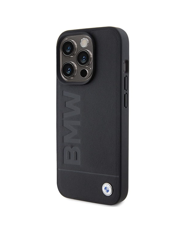 Дополнительное изображение книги «BMW BMHMP15XSLLBK iPhone 15 Pro Max 6.7" czarny|black MagSafe Leather Hot Stamp»
