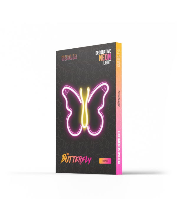 Neon LED Light BUTTERFLY pink NNE03 Neolia