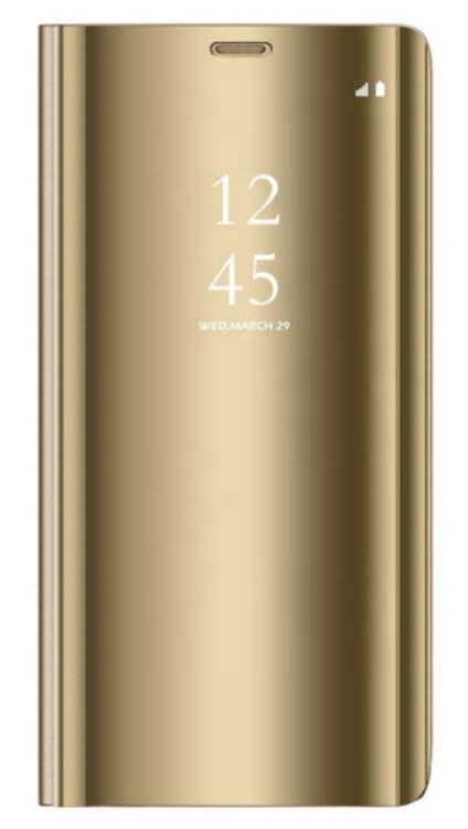 Fusion clear view книжка чехол для Samsung A125 Galaxy A12 золотой