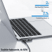 USAMS Adapter HUB USB 3.0|USB-C|HDMI 1.4 szary|grey SJ492HUB01 (US-SJ492)