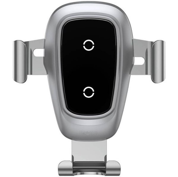 Автомобильный держатель Baseus WXYL-B0S с беспроводной зарядкой + кабель 1,2 м серебристый
