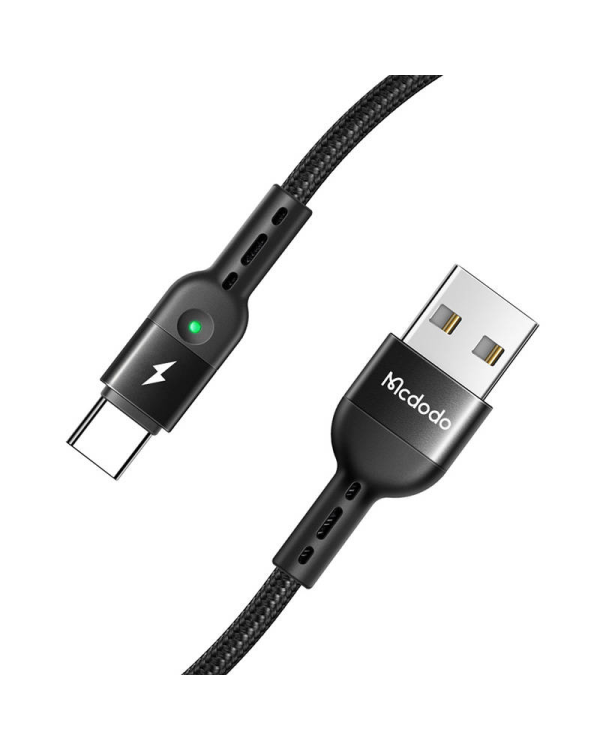 USB Spring Cable to USB-C Mcdodo Omega CA-6420 1.8m (Black)