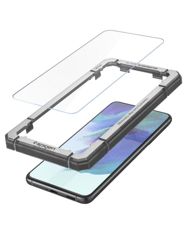 ТЕМПЕРИРОВАННОЕ СТЕКЛО Spigen ALM GLAS.TR 2-PACK GALAXY S21 FE