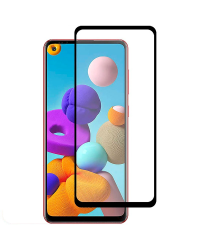 Fusion Full Glue 5D Tempered Glass Защитное стекло для экрана Samsung A217 Galaxy A21s Черное