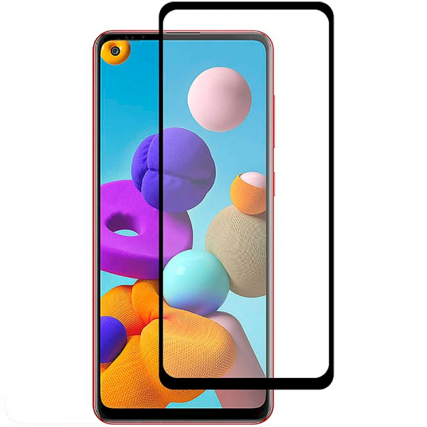 Fusion Full Glue 5D Tempered Glass Защитное стекло для экрана Samsung A217 Galaxy A21s Черное