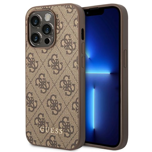 Чехол Guess GUHCP14LG4GFBR для iPhone 14 Pro 6,1" |коричневый
