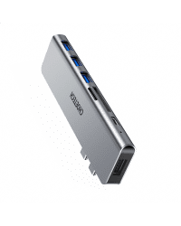 Choetech Docking Station for Apple MacBook Pro / MacBook Air Adapter HUB USB Type C 7w2 100W PD Gray (HUB-M23):