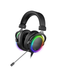 Dareu EH925s PRO gaming headphones, USB, ENC, RGB, 7.1 (black)