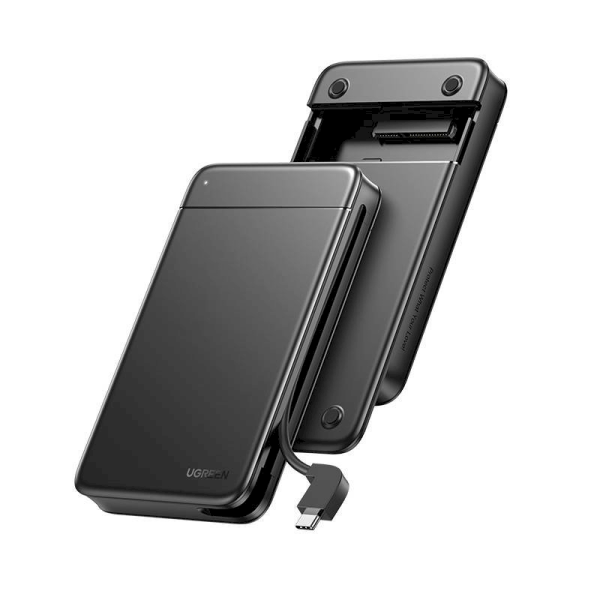 2.5" External HDD enclosure UGREEN CM352, SATA III, USB-C (black)