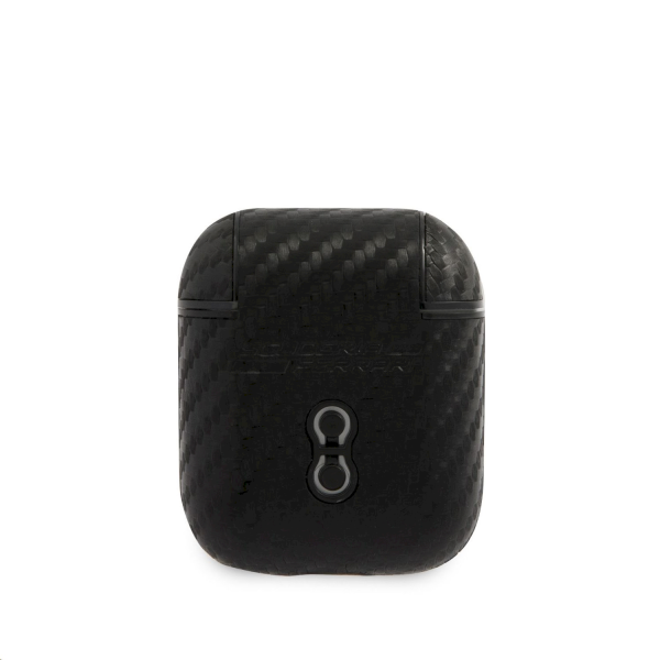 Обложка книги «FESA2CABK Ferrari Carbon PC/PU Case for Airpods 1/2 Black»
