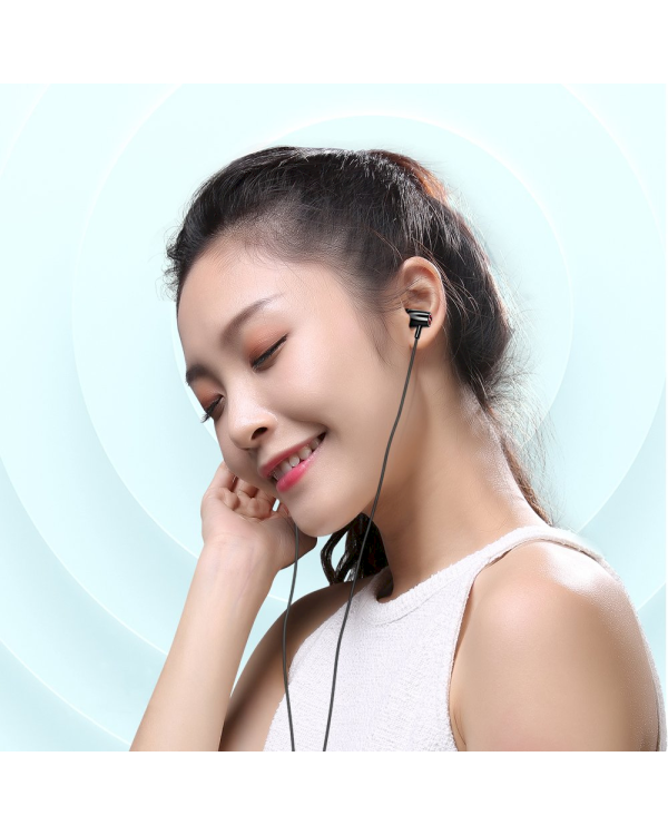 Дополнительное изображение книги «Joyroom in-ear earphones 3.5mm mini jack with remote and microphone black (JR-EL114)»