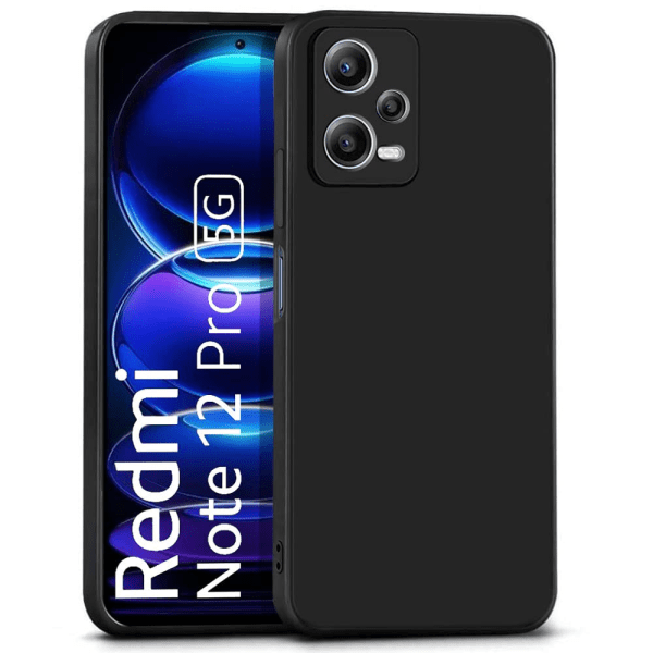 Fusion elegance fibre прочный силиконовый чехол для Xiaomi Redmi Note 12 Pro 5G черный