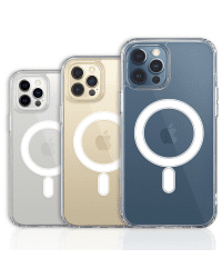 Fusion MagSafe силиконовый чехол для Apple iPhone 15 прозрачный