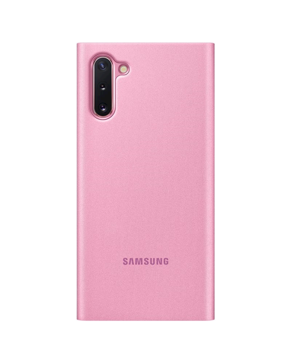 Samsung EF-ZN970CPEGWW Clear View оригинальный чехол книжка для Samsung N970 Galaxy Note 10 (Note 10 5G) розовый