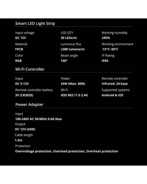 Дополнительное изображение книги «Sonoff L2 Smart Led Light Strip 2m»