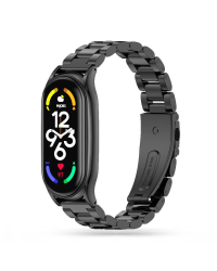 Tech-Protect Stainless bracelet for Xiaomi Mi Smart Band 7 | 7 NFC - black