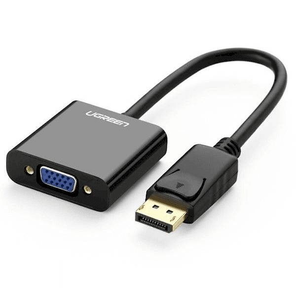 Обложка книги «UGREEN DP109 DisplayPort to VGA adapter (black)»