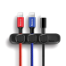 Обложка книги «Baseus Peas Magnetic Cable Organizer Cable Clip black (ACWDJ-01)»