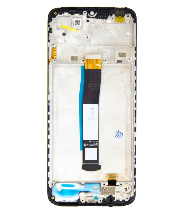 ЖК-дисплей + сенсорный блок + передняя крышка для Xiaomi Redmi 10C черный