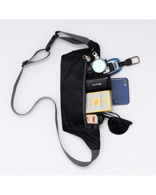 Ultimate Running Belt with headphone outlet  black