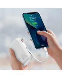 Powerbank Baseus Qpow PRO with cable, 20000mAh, 20W (White)