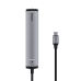 Baseus CAHUB-J0G 6 in 1 Приставка для MacBook | 1 x HDMI | 3 x USB 3.0 | USB-C | RJ45 | PD
