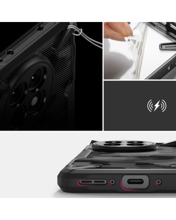 RINGKE FUSION X ONEPLUS 13R CAMO черный