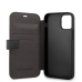 Обложка книги «MEFLBKP12SARMBK Mercedes Perforated Leather Book Case for iPhone 12 mini 5.4 Black»