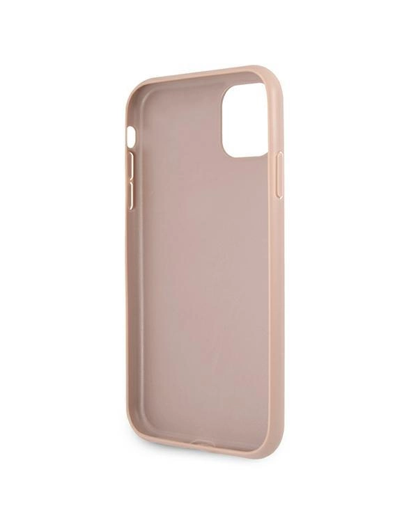 GUHCN614GMGPI  Guess iPhone 11 6.1| Xr Big Metal Logo розовый