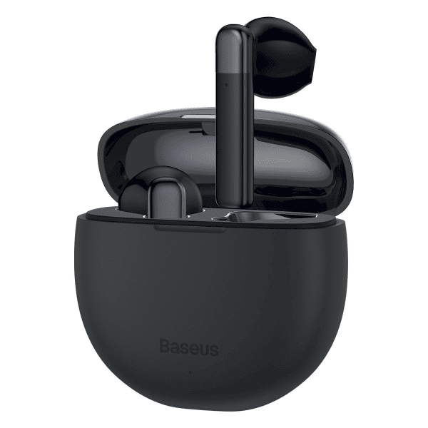 Wireless headphones Baseus Encok W2, Bluetooth 5.0 (black)